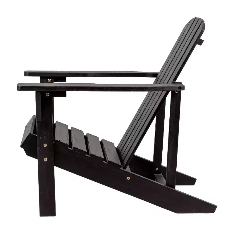 Chaise Adirondack traditionnelle en bois d'acacia pour patio Westport - JONATHAN Y