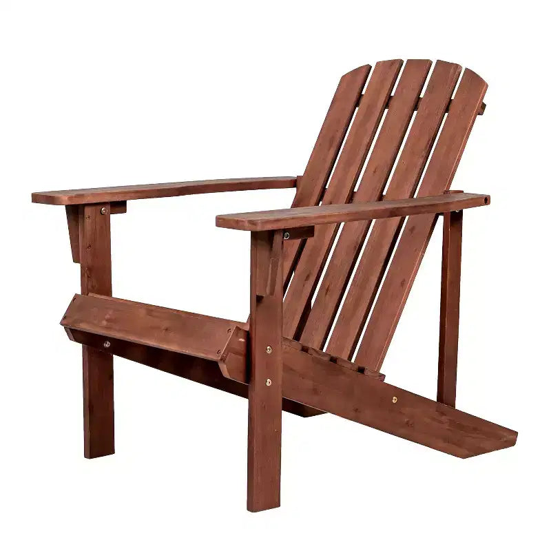 Sedia Adirondack tradizionale in legno di acacia per patio da esterni Westport - JONATHAN Y