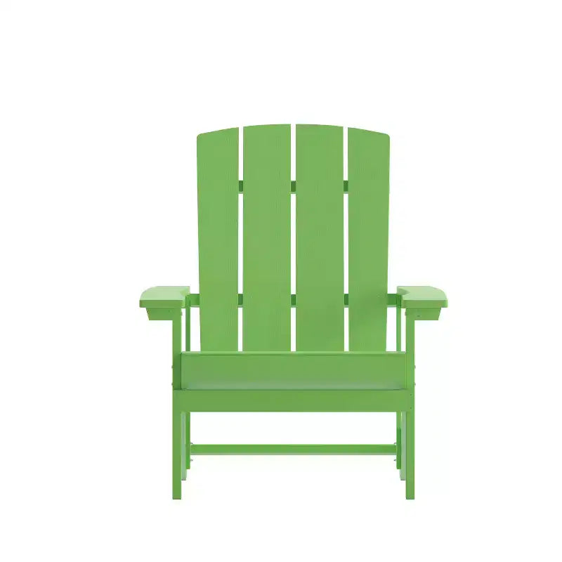 Sedia Adirondack Merrick Lane in legno di poliresina per tutte le stagioni