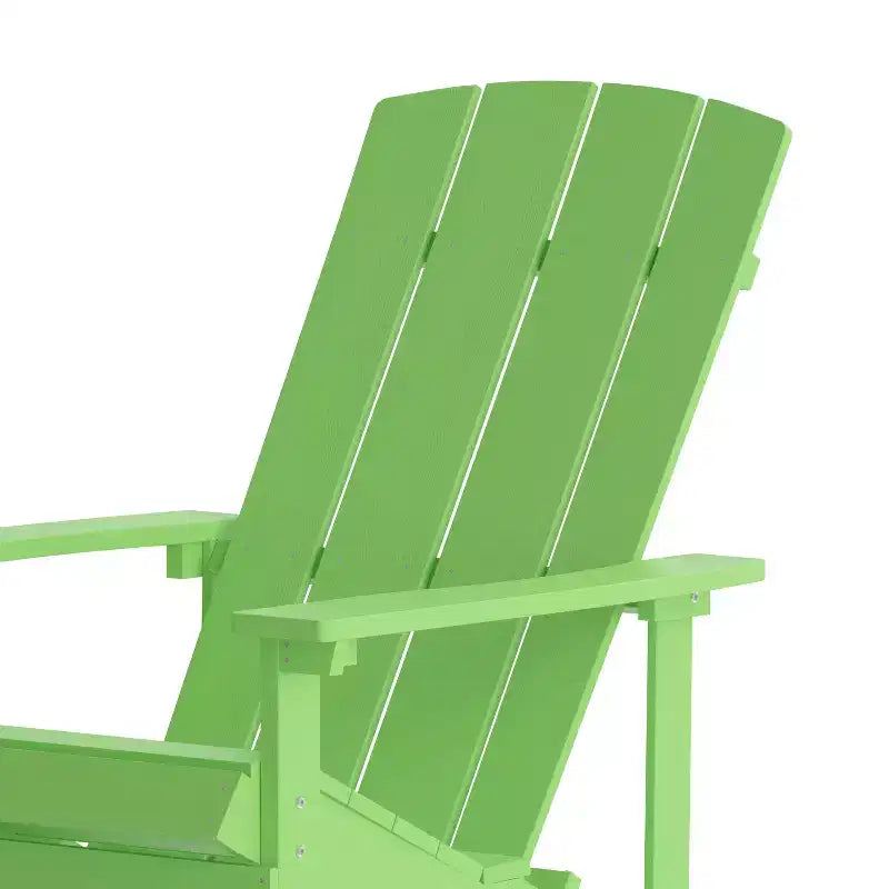 Sedia Adirondack Merrick Lane in legno di poliresina per tutte le stagioni