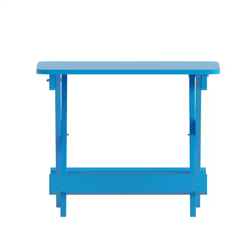 Tavolino pieghevole portatile Emma e Oliver Adirondack in HDPE per uso interno/esterno