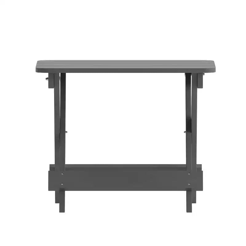 Tavolino pieghevole portatile Emma e Oliver Adirondack in HDPE per uso interno/esterno