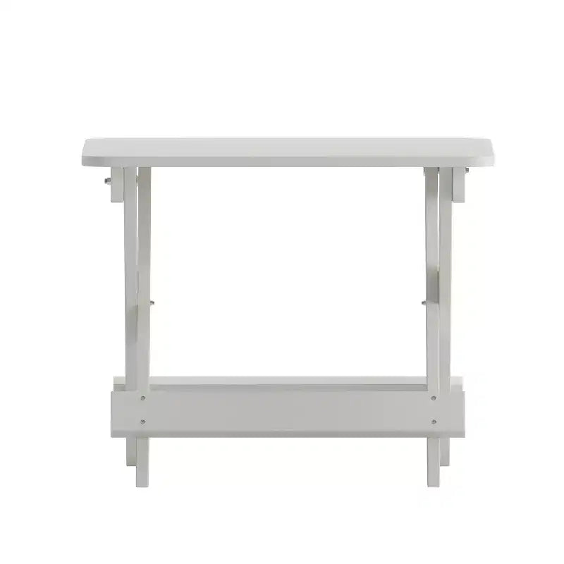 Tavolino pieghevole portatile Emma e Oliver Adirondack in HDPE per uso interno/esterno