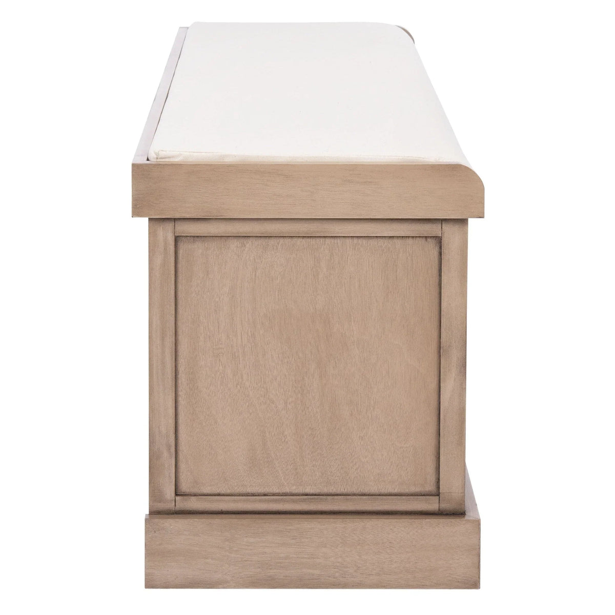 SAFAVIEH Fiorello 3-Drawer with Cushion Storage Bench - 47.3 W x 15 L x 19 H - 47Wx15Dx19H