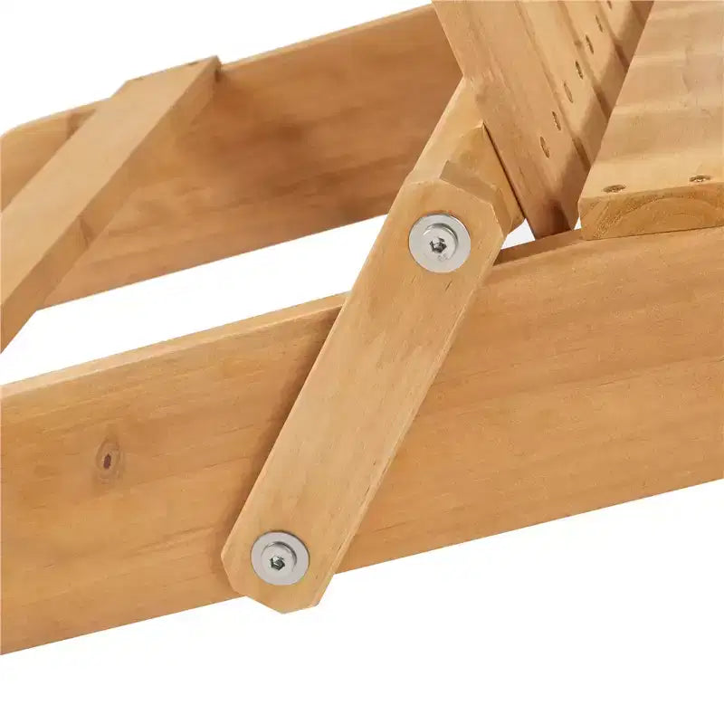 Yaheetech, set di 2 sedie pieghevoli Adirondack in legno massello per esterni