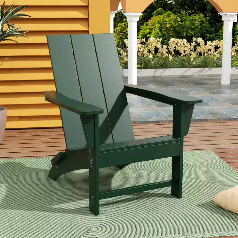 Chaise Adirondack pliante moderne d'extérieur WestinTrends Ashore