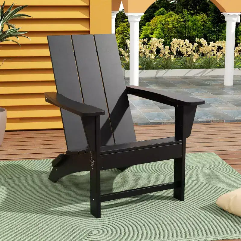 Chaise Adirondack pliante moderne d'extérieur WestinTrends Ashore