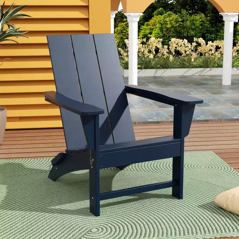 Chaise Adirondack pliante moderne d'extérieur WestinTrends Ashore