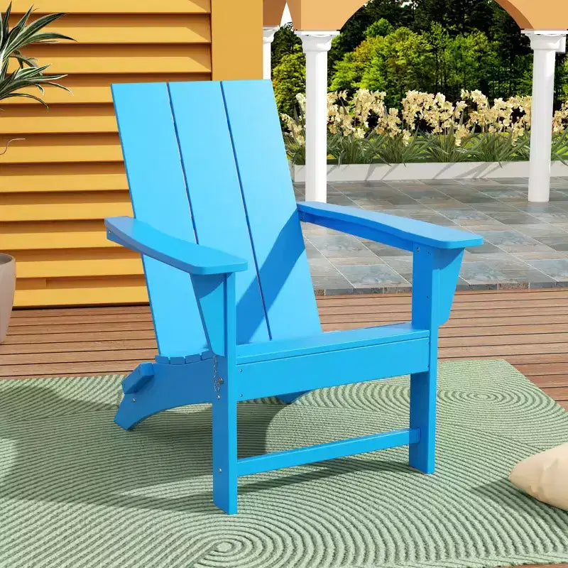Chaise Adirondack pliante moderne d'extérieur WestinTrends Ashore