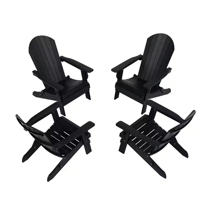WestinTrends Tuscany HIPS Outdoor Folding Adirondack Chair (Set of 4)