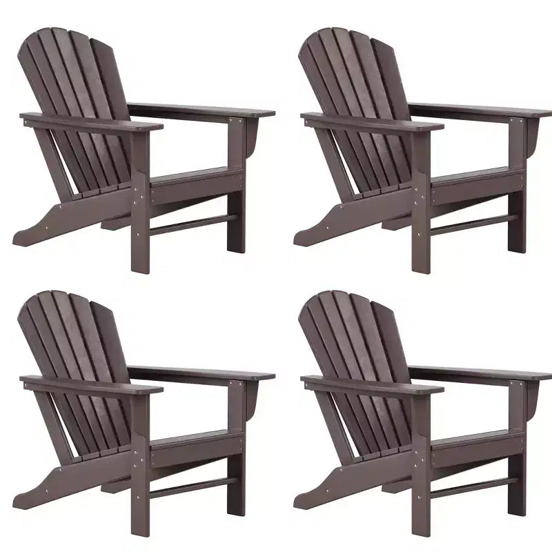 WestinTrends Dylan HDPE Sedia Adirondack da Esterno (Set da 4)