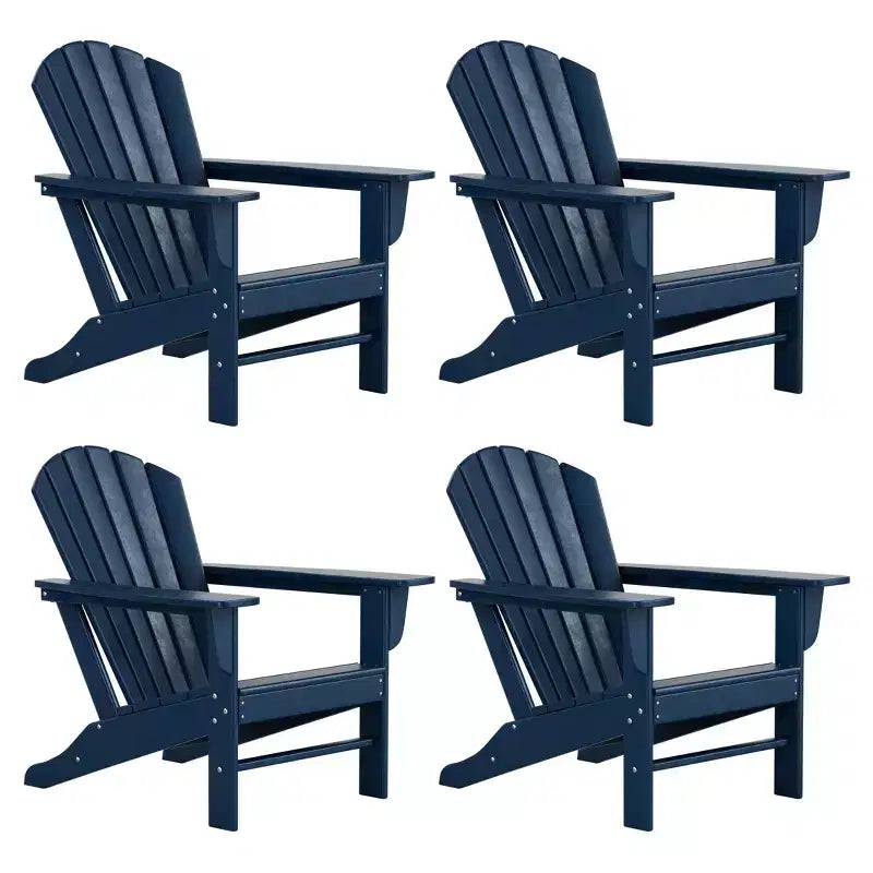 WestinTrends Dylan HDPE Sedia Adirondack da Esterno (Set da 4)