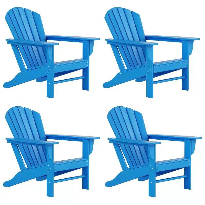 WestinTrends Dylan HDPE Sedia Adirondack da Esterno (Set da 4)
