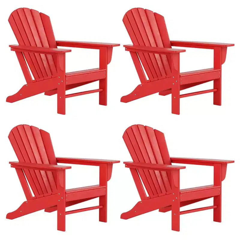 WestinTrends Dylan HDPE Sedia Adirondack da Esterno (Set da 4)