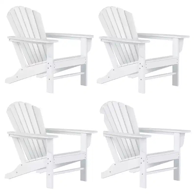 WestinTrends Dylan HDPE Sedia Adirondack da Esterno (Set da 4)