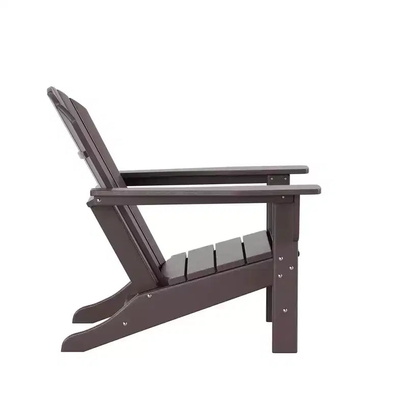 WestinTrends Dylan Sedia da Patio Esterno Adirondack in HDPE (Set da 8)