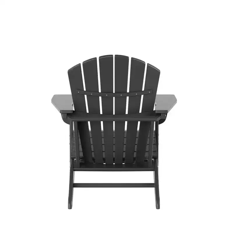 WestinTrends Dylan Sedia da Patio Esterno Adirondack in HDPE (Set da 8)