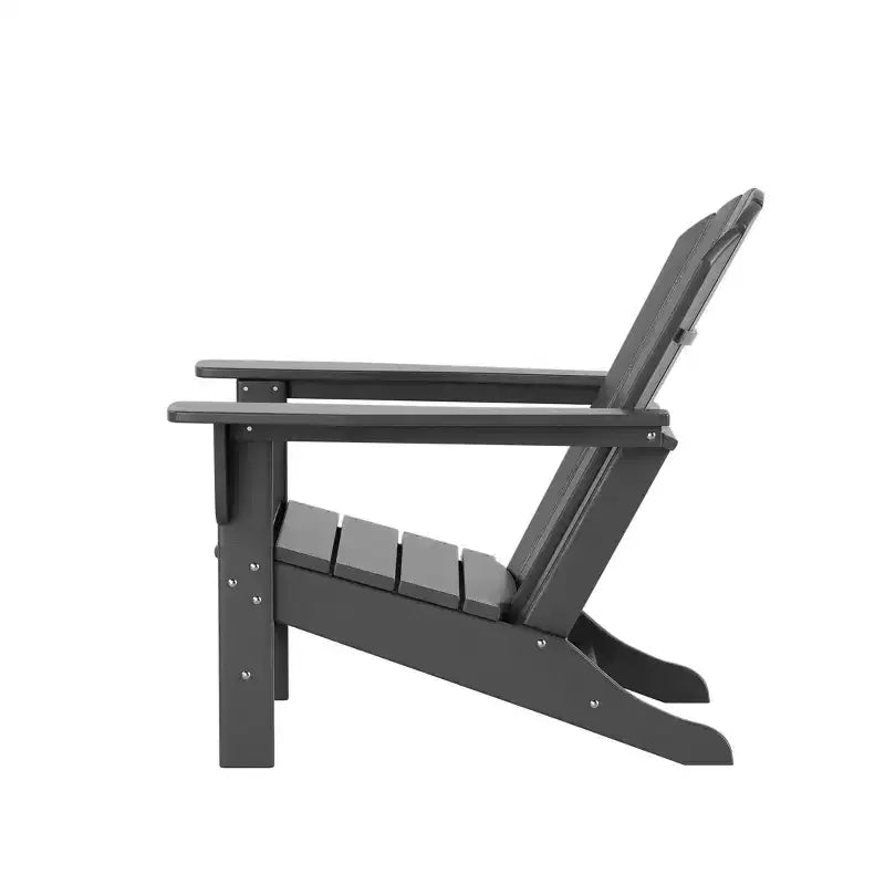 WestinTrends Dylan Sedia da Patio Esterno Adirondack in HDPE (Set da 8)