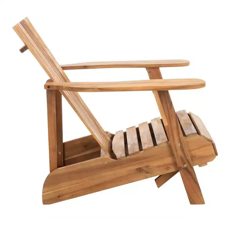 Poltrona Adirondack Merlin con poggiapiedi a scomparsa da interno/esterno - PAT6760 - Safavieh