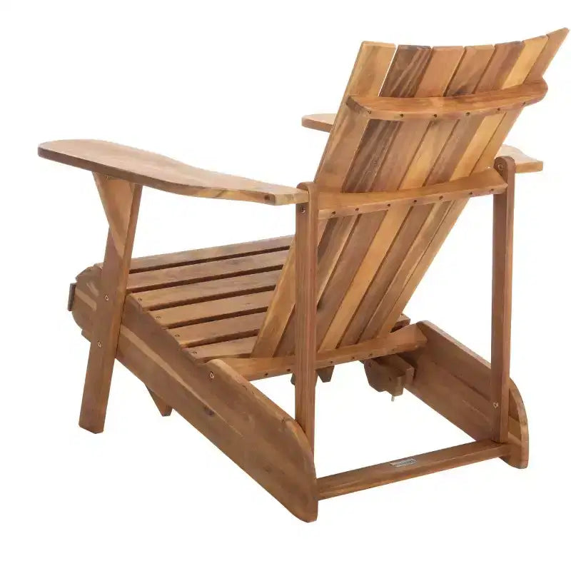 Poltrona Adirondack Merlin con poggiapiedi a scomparsa da interno/esterno - PAT6760 - Safavieh