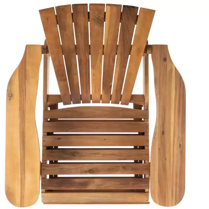 Poltrona Adirondack Merlin con poggiapiedi a scomparsa da interno/esterno - PAT6760 - Safavieh