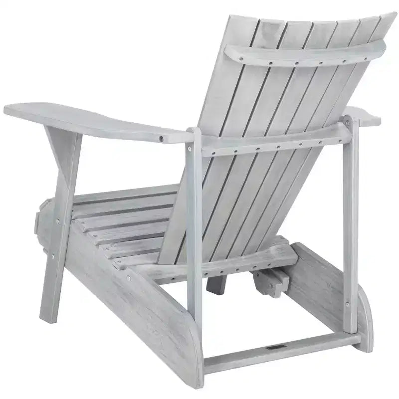 Poltrona Adirondack Merlin con poggiapiedi a scomparsa da interno/esterno - PAT6760 - Safavieh