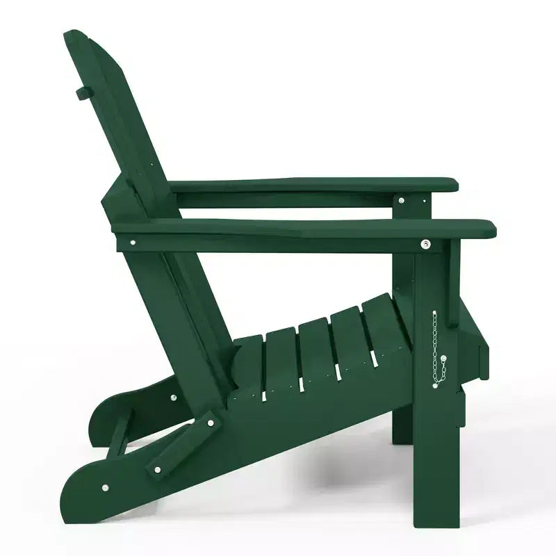 WestinTrends Malibu HDPE Set Conversazione Pieghevole da Esterno in Poly Adirondack (3 Pezzi)