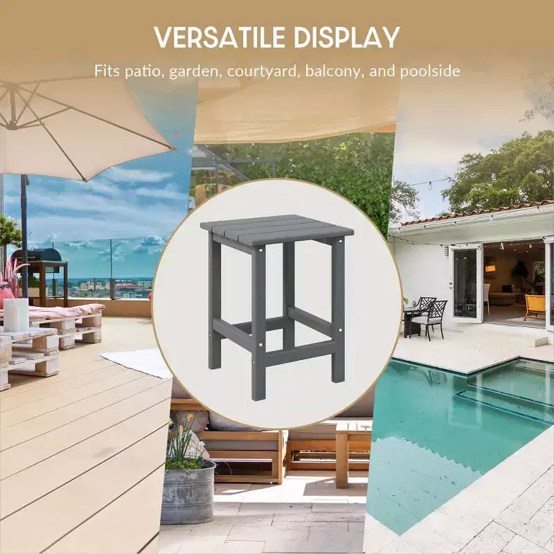 WestinTrends Malibu HDPE Set Conversazione Pieghevole da Esterno in Poly Adirondack (3 Pezzi)