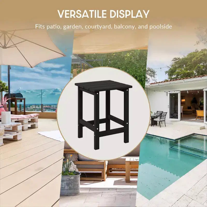 WestinTrends Malibu HDPE Set Conversazione Pieghevole da Esterno in Poly Adirondack (3 Pezzi)