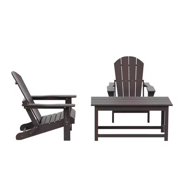 WestinTrends Set da conversazione Adirondack da esterno 3 pezzi