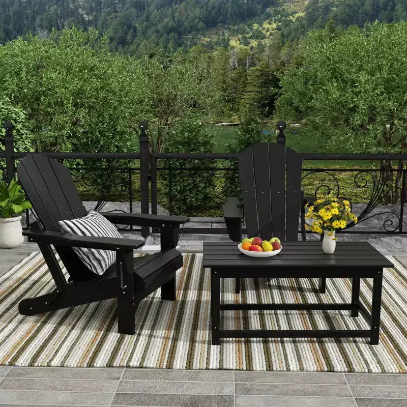 WestinTrends Set da conversazione Adirondack da esterno 3 pezzi