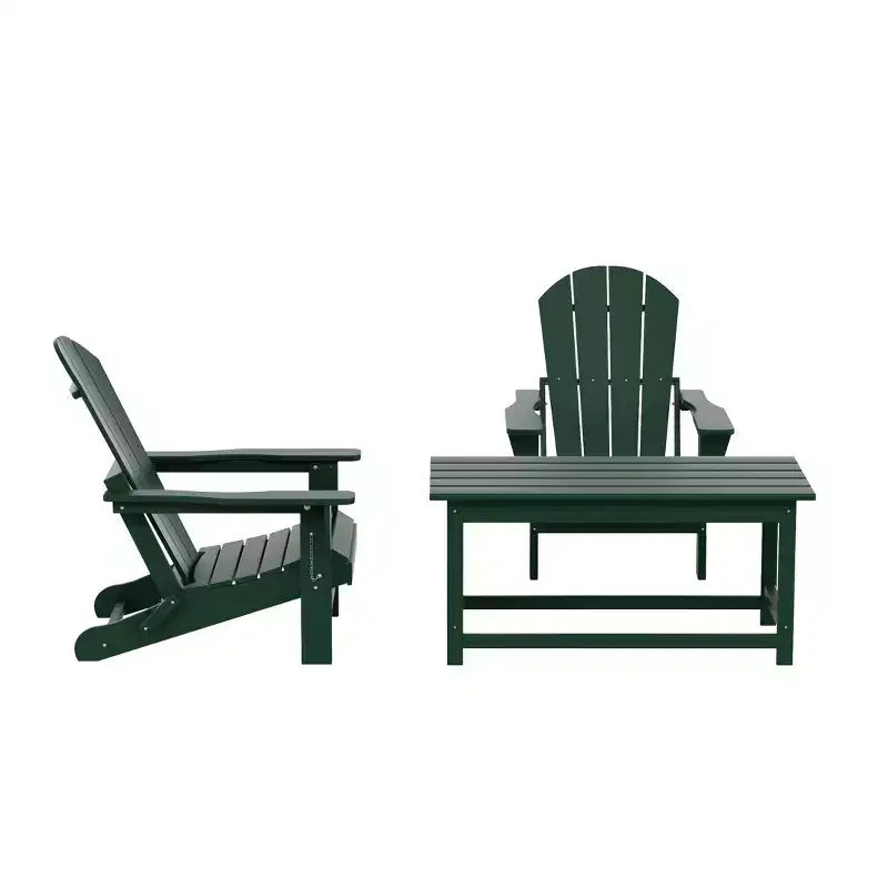 WestinTrends Set da conversazione Adirondack da esterno 3 pezzi