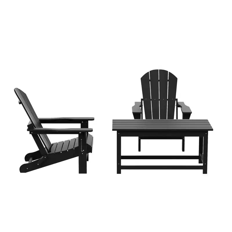 WestinTrends Set da conversazione Adirondack da esterno 3 pezzi