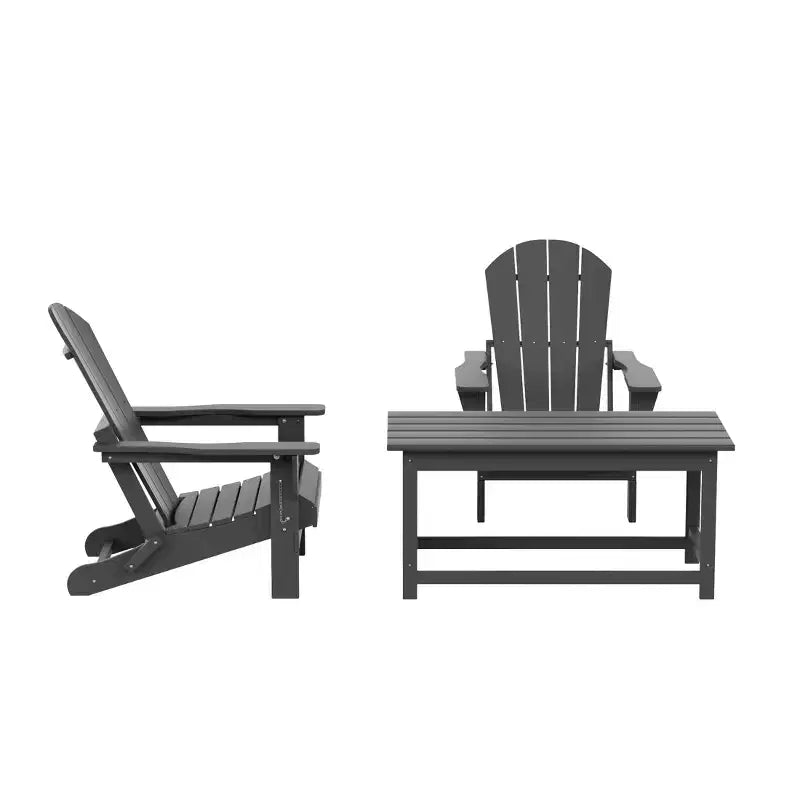 WestinTrends Set da conversazione Adirondack da esterno 3 pezzi