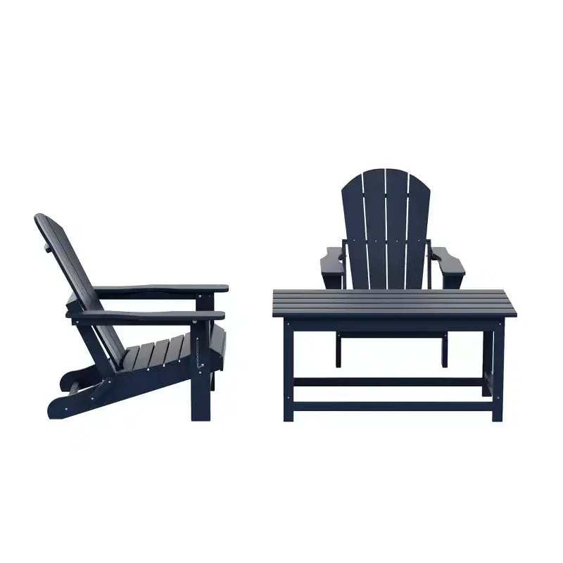 WestinTrends Set da conversazione Adirondack da esterno 3 pezzi
