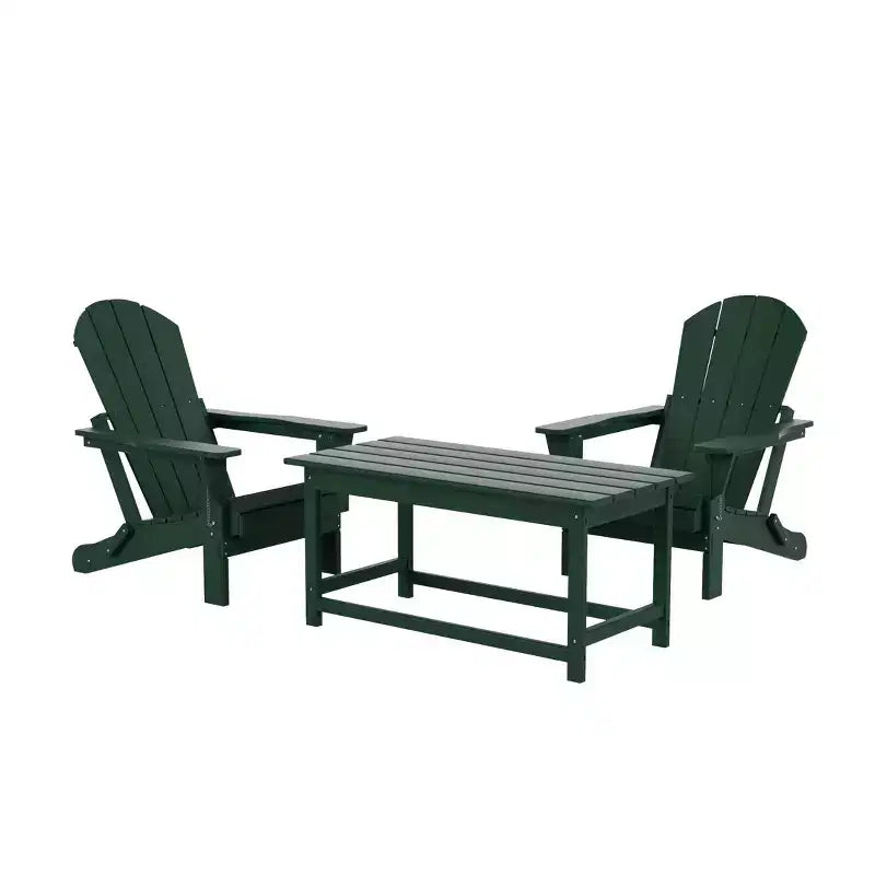 WestinTrends Set da conversazione Adirondack da esterno 3 pezzi