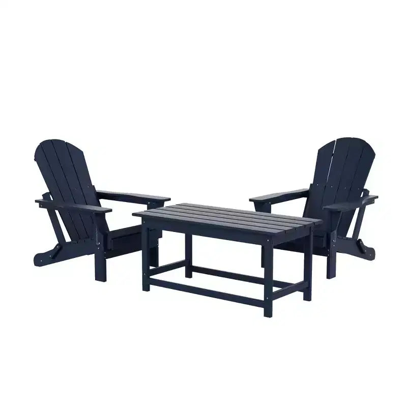 WestinTrends Set da conversazione Adirondack da esterno 3 pezzi