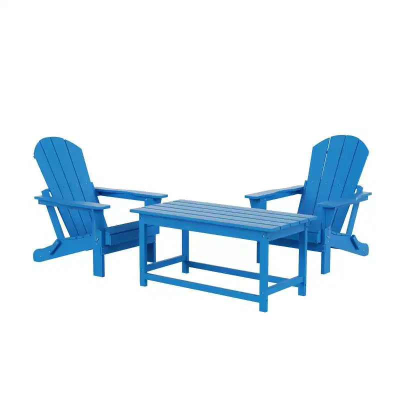 WestinTrends Set da conversazione Adirondack da esterno 3 pezzi