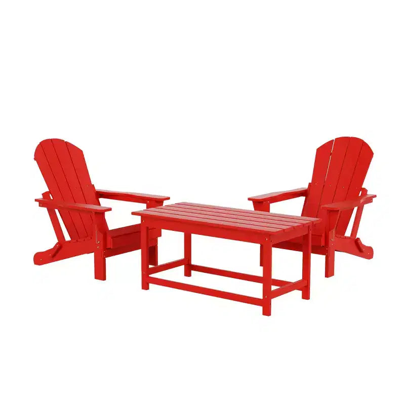 WestinTrends Set da conversazione Adirondack da esterno 3 pezzi