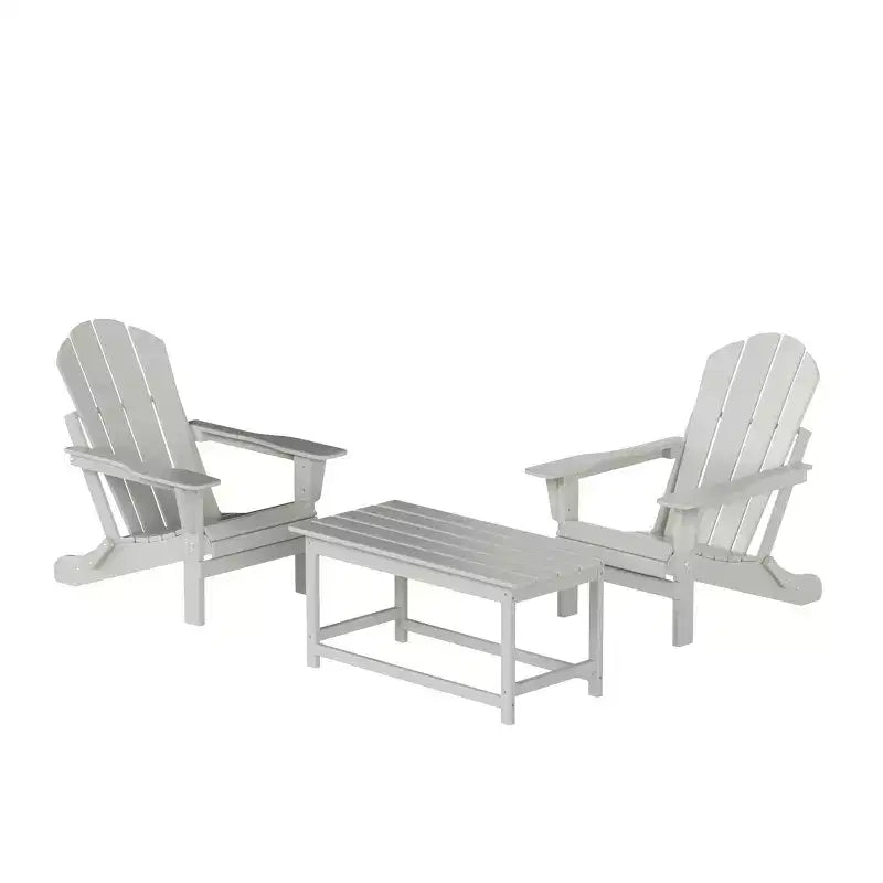 WestinTrends Set da conversazione Adirondack da esterno 3 pezzi