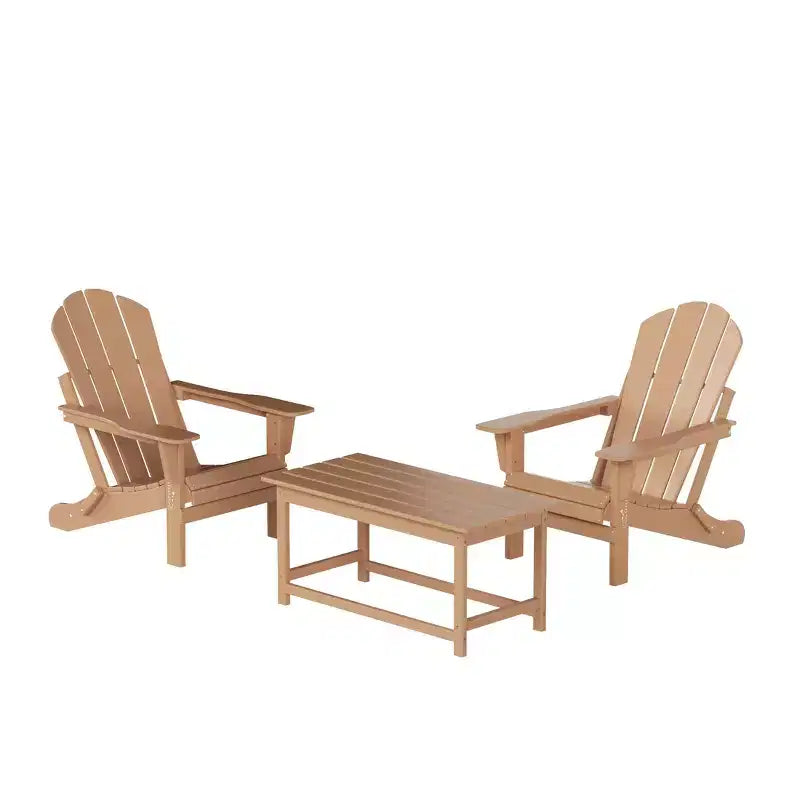 WestinTrends Set da conversazione Adirondack da esterno 3 pezzi