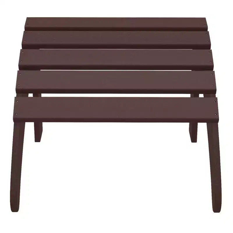 WestinTrends Sgabello poggiapiedi Poly Adirondack per esterni per tutte le stagioni
