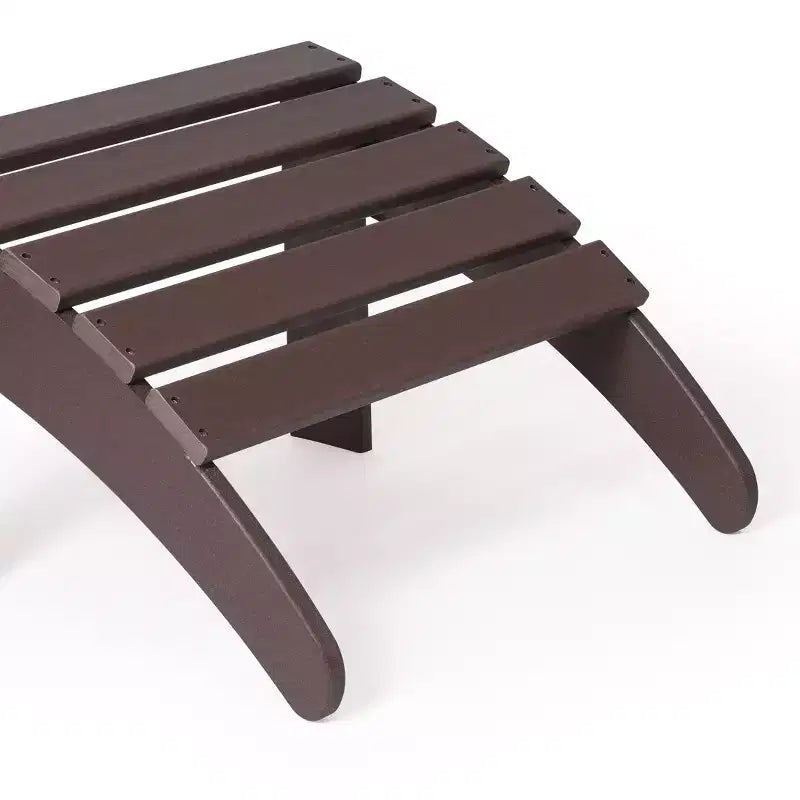 WestinTrends Sgabello poggiapiedi Poly Adirondack per esterni per tutte le stagioni