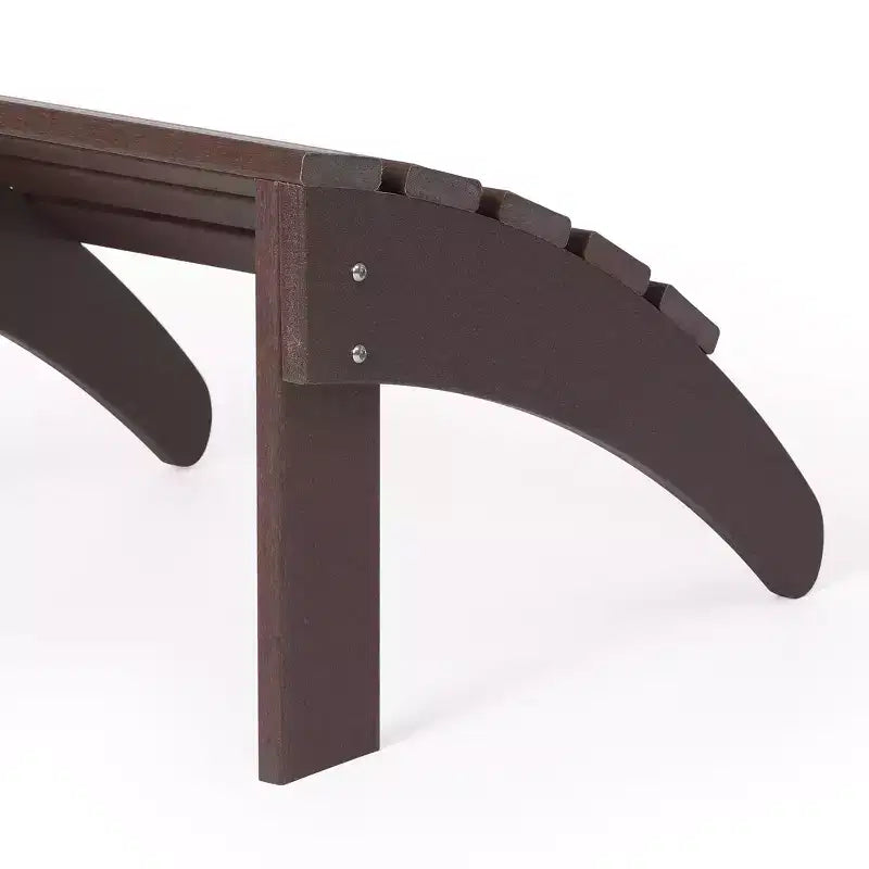WestinTrends Sgabello poggiapiedi Poly Adirondack per esterni per tutte le stagioni