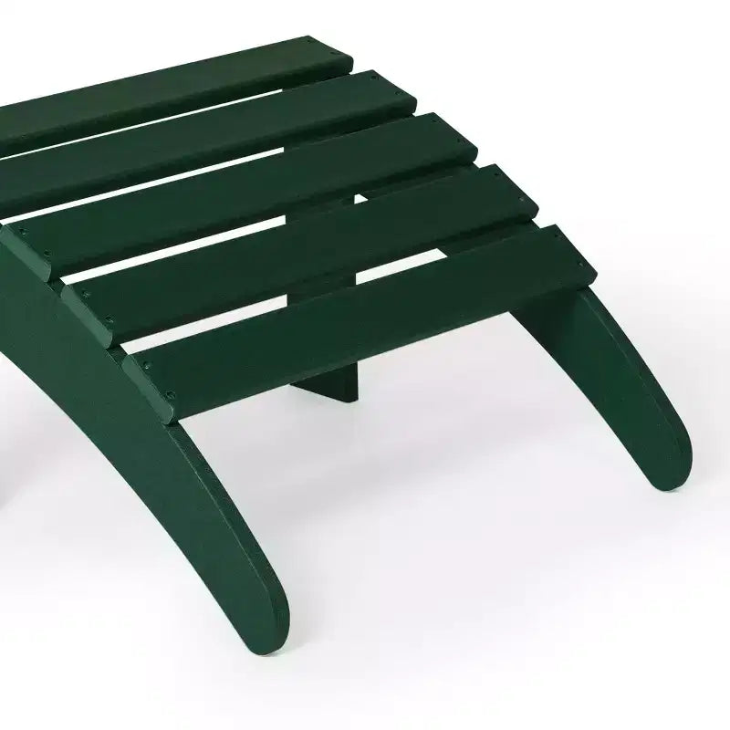WestinTrends Sgabello poggiapiedi Poly Adirondack per esterni per tutte le stagioni