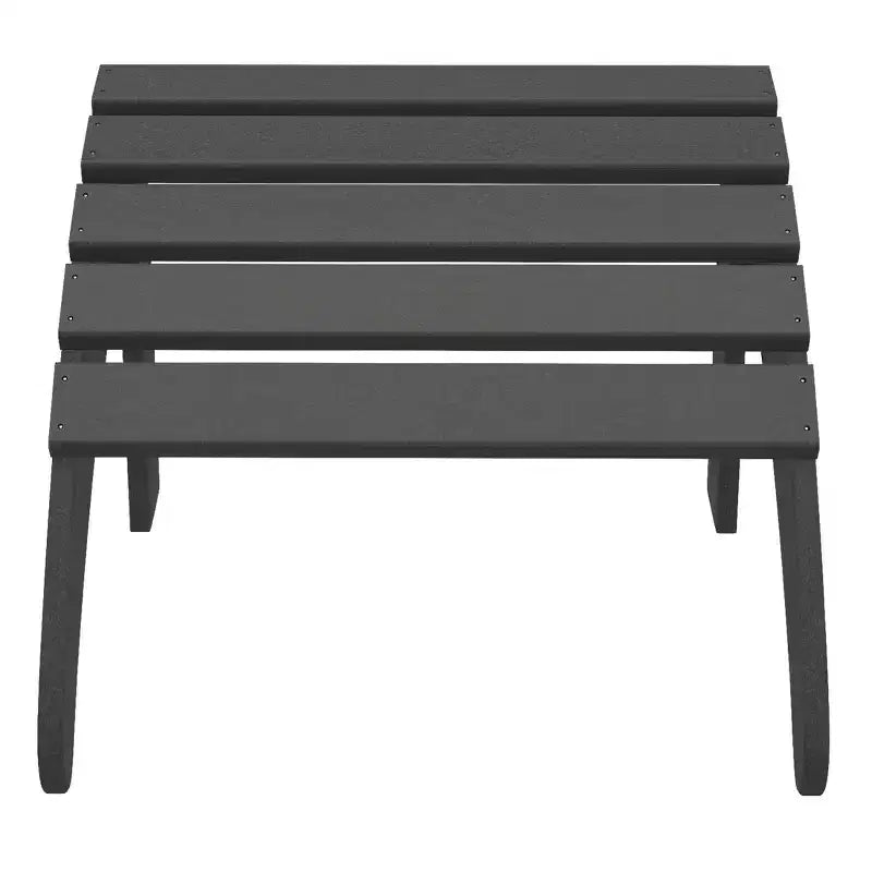 WestinTrends Sgabello poggiapiedi Poly Adirondack per esterni per tutte le stagioni