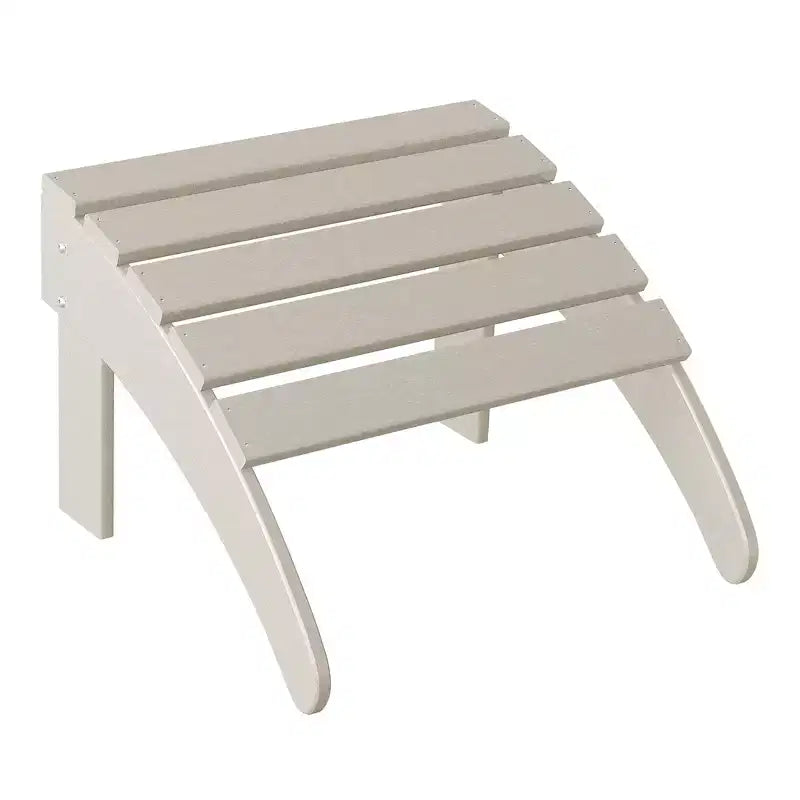 WestinTrends Sgabello poggiapiedi Poly Adirondack per esterni per tutte le stagioni