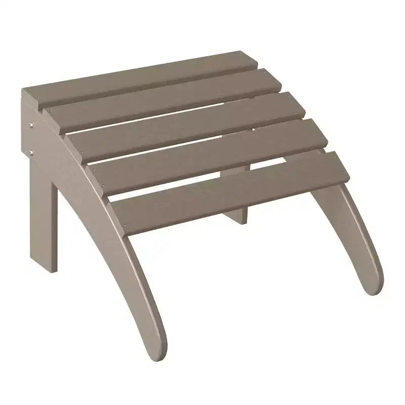 WestinTrends Sgabello poggiapiedi Poly Adirondack per esterni per tutte le stagioni