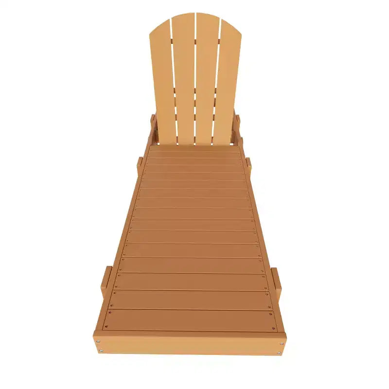 WestinTrends Malibu Chaise longue inclinable en polyéthylène avec roues (2 pièces)