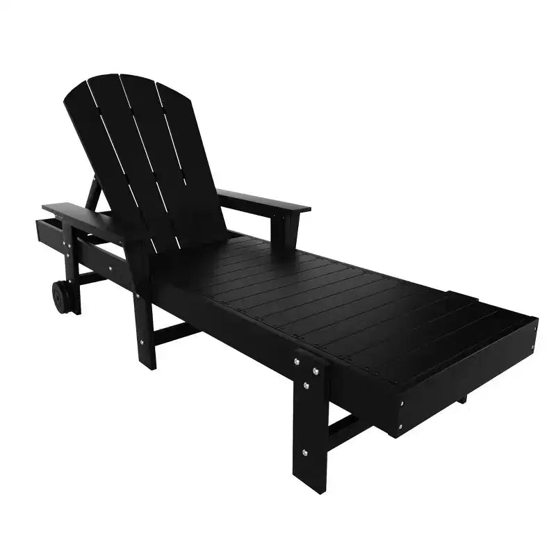 WestinTrends Malibu Sdraio reclinabile Adirondack a 3 pezzi con braccioli e ruote